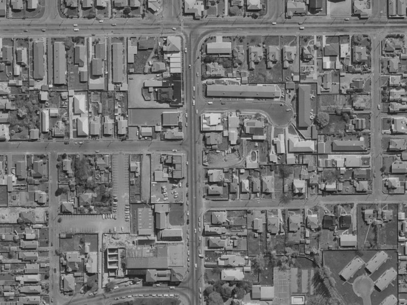 330 Stanmore Road from the air, 1970-1974