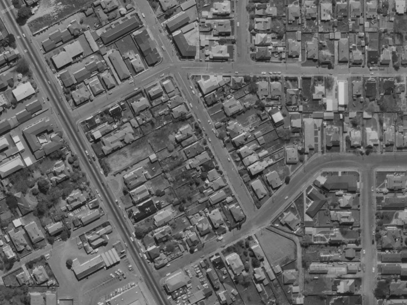 11E Onslow Street from the air, 1970-1974