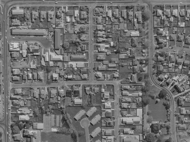 2 Tweed Street from the air, 1970-1974