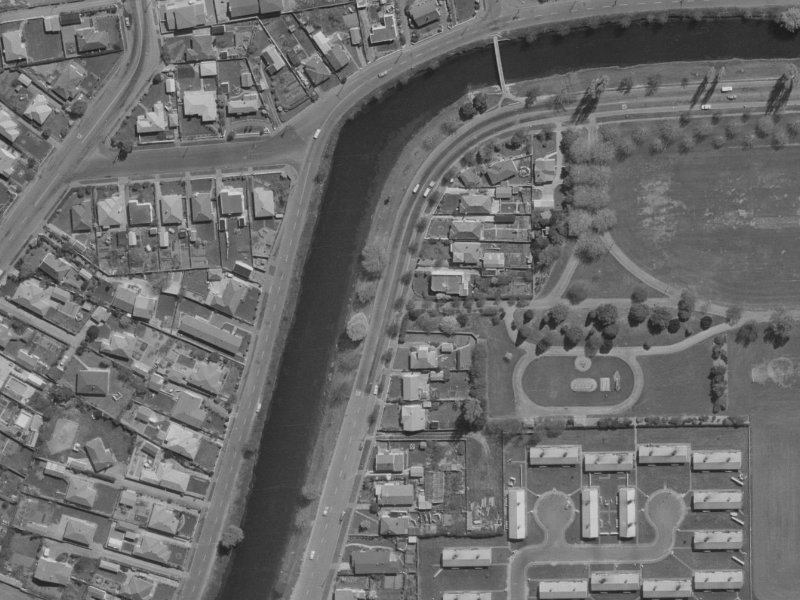 744 Avonside Drive from the air, 1970-1974