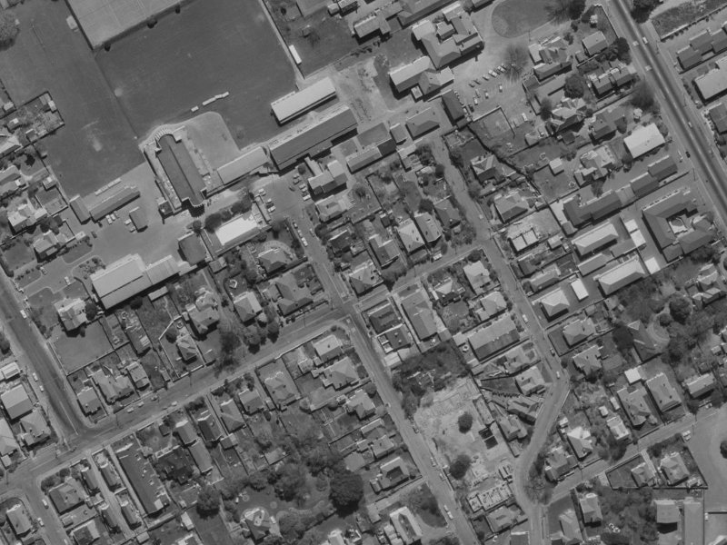 36 Shrewsbury Street from the air, 1970-1974