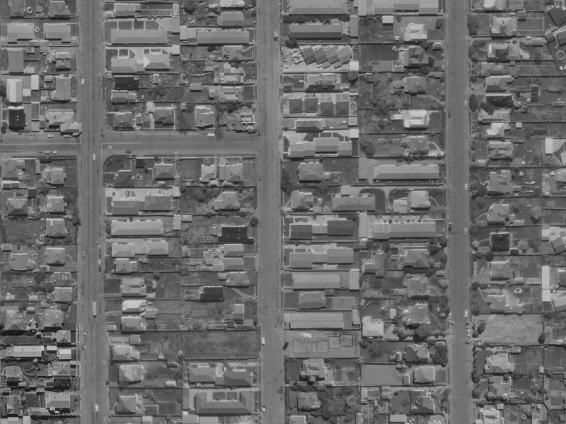 38 Geraldine Street from the air, 1970-1974
