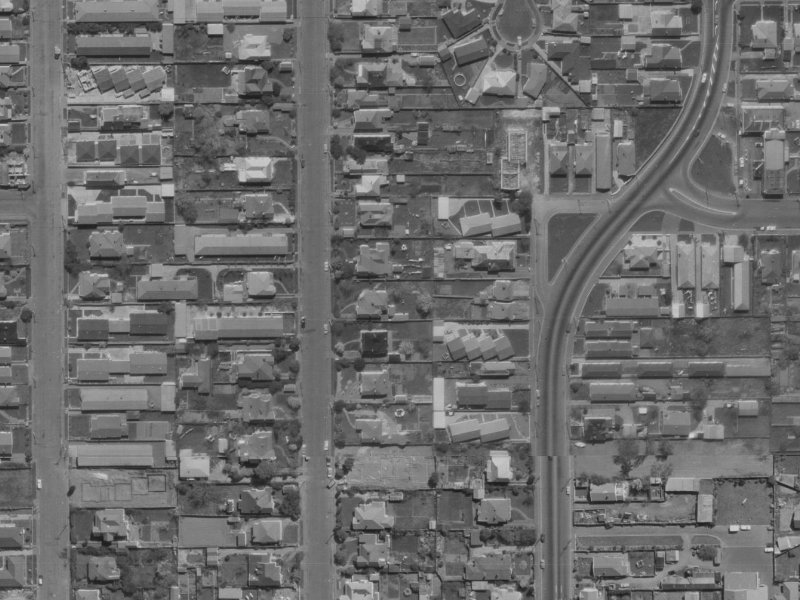 32D Champion Street from the air, 1970-1974