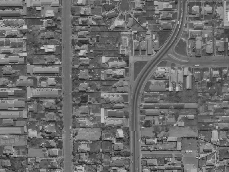 35 Whitmore Street from the air, 1970-1974