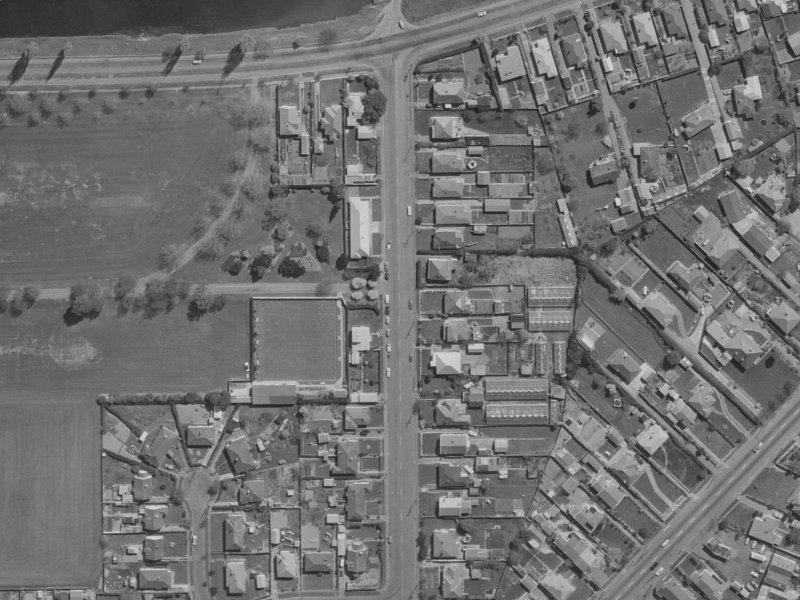 173 Kerrs Road from the air, 1970-1974