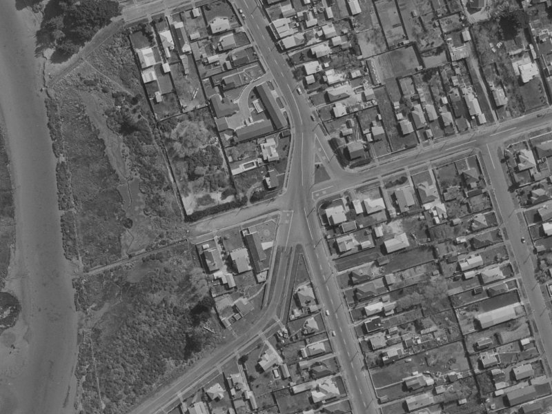 46 Jervois Street from the air, 1970-1974
