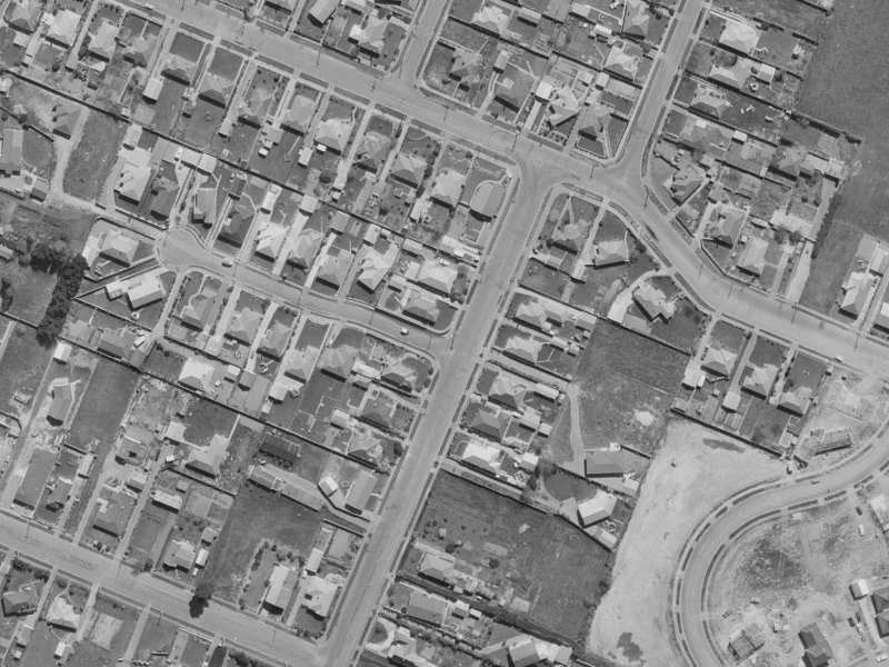 45 Fovant Street from the air, 1970-1974