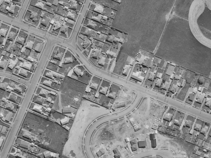 32A Bentley Street from the air, 1970-1974