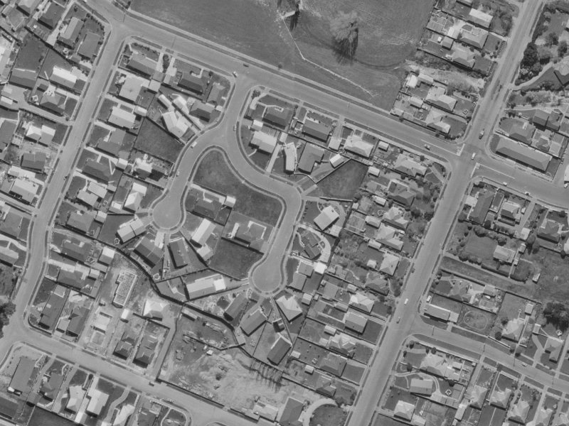 6A Ostend Place from the air, 1970-1974