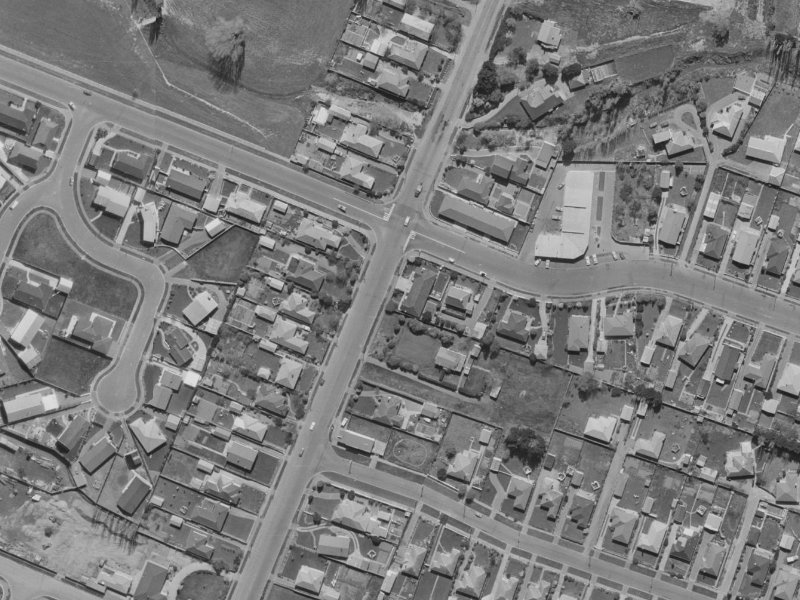 86 Withells Road from the air, 1970-1974