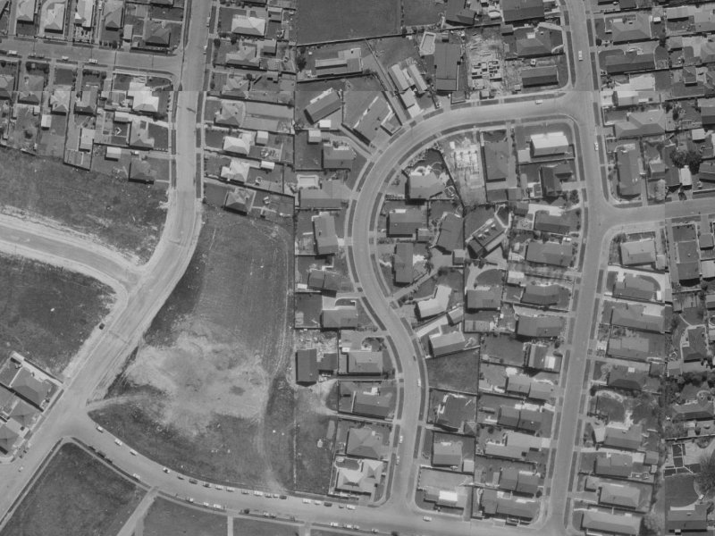 18 Rutherglen Avenue from the air, 1970-1974