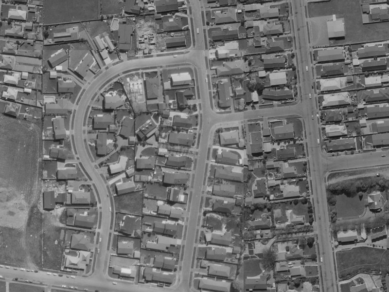 Lynfield Avenue from the air, 1970-1974