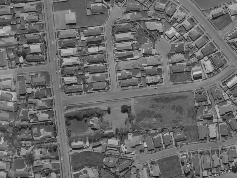 2 Ashfield Place from the air, 1970-1974