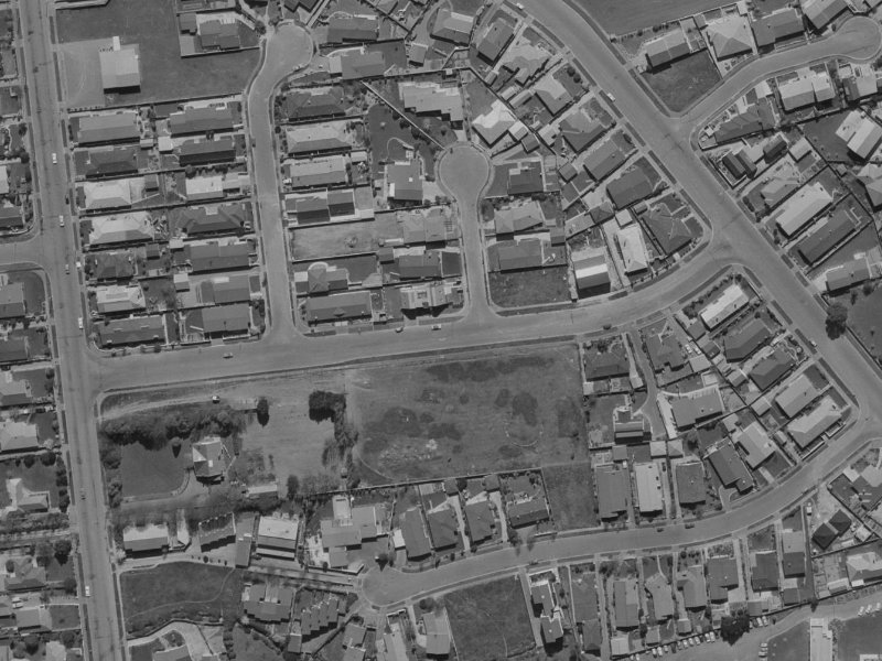 Wadeley Road from the air, 1970-1974