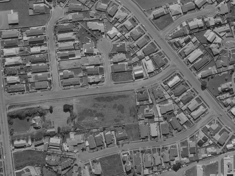 17B Wadeley Road from the air, 1970-1974