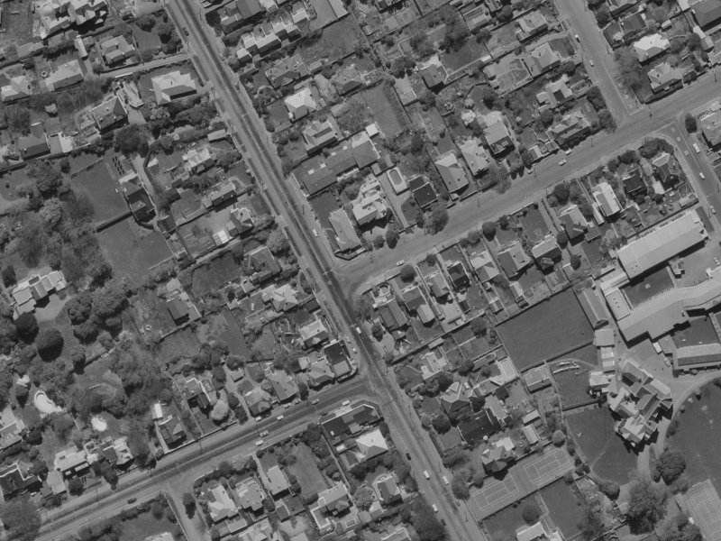 1 Merivale Lane from the air, 1970-1974