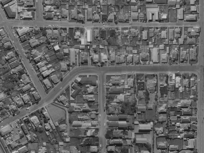 33 Stoneyhurst Street from the air, 1970-1974