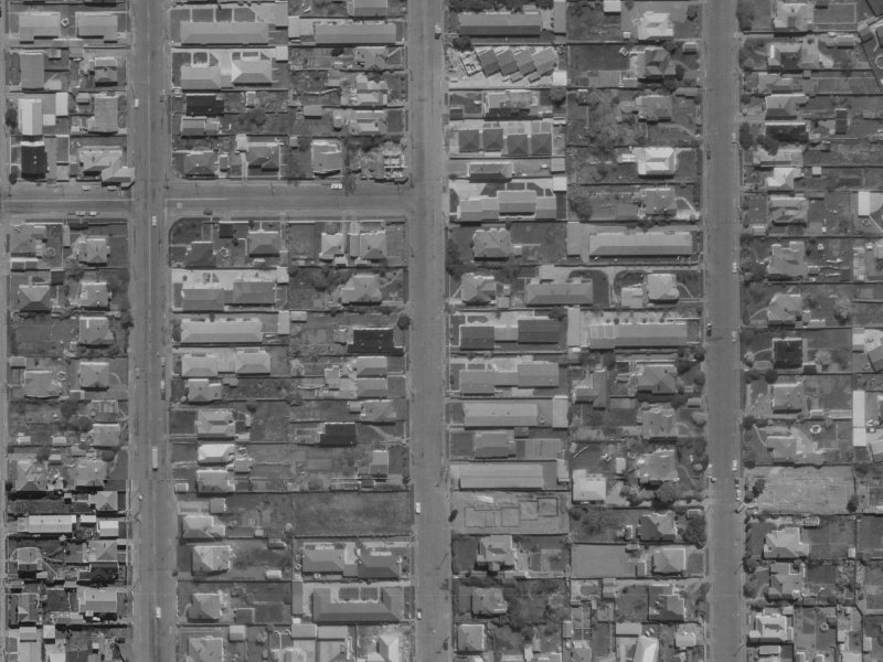 34 Geraldine Street from the air, 1970-1974