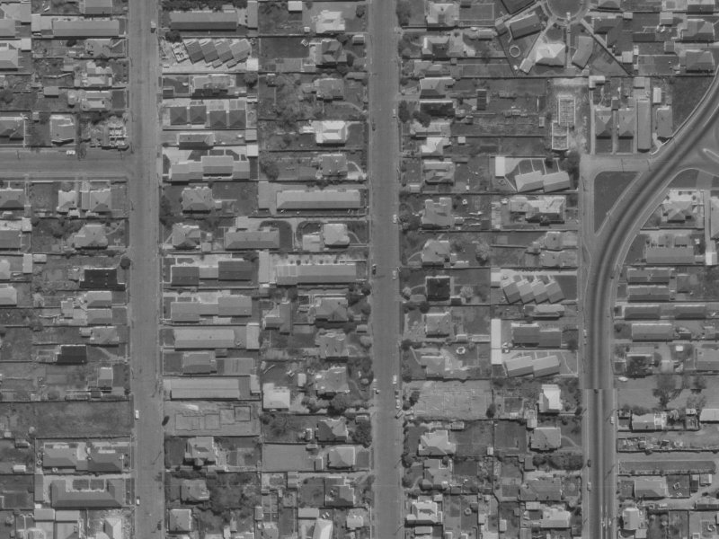 33 Champion Street from the air, 1970-1974
