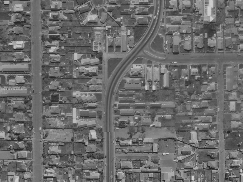 34 Whitmore Street from the air, 1970-1974