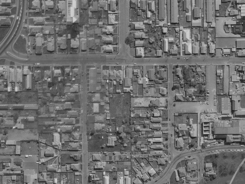 56 Avalon Street from the air, 1970-1974