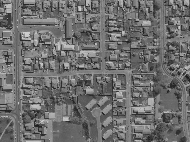 1 Tweed Street from the air, 1970-1974