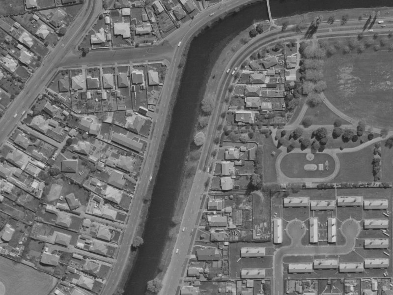 738 AVONDIDE DRIVE from the air, 1970-1974