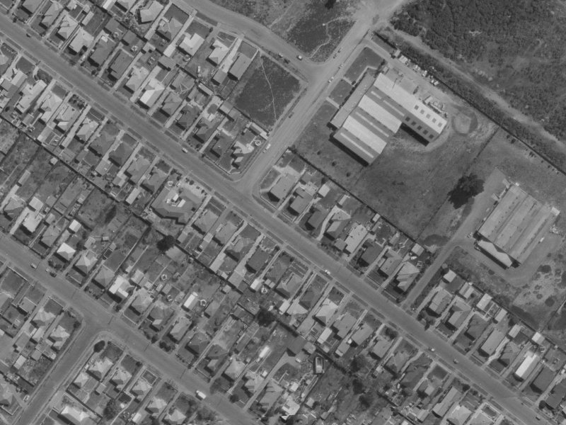67 Bickerton Street from the air, 1970-1974