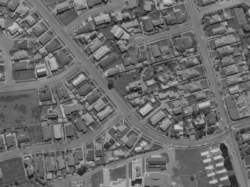 20 Maidstone Road from the air, 1970-1974