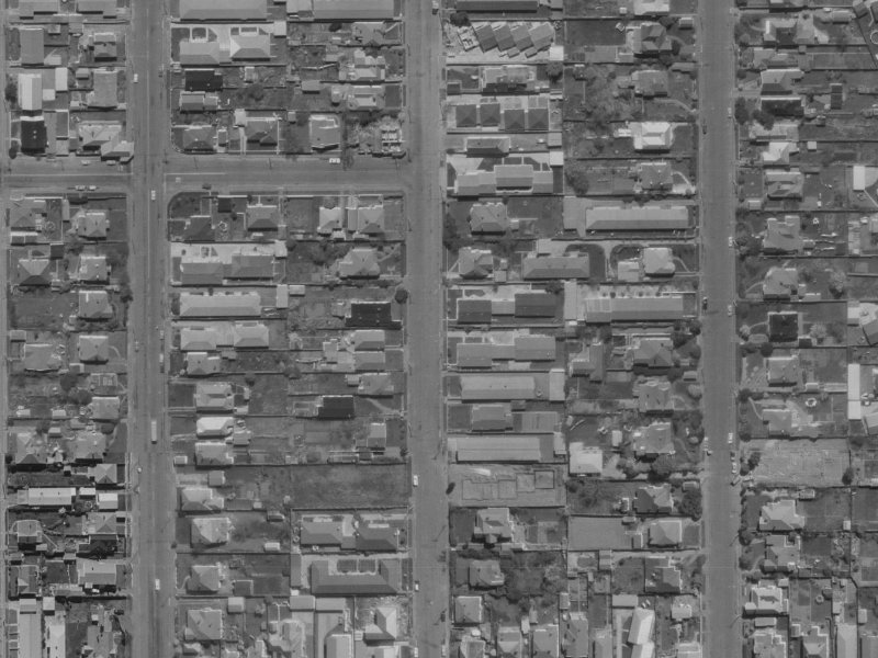 32 Geraldine Street from the air, 1970-1974