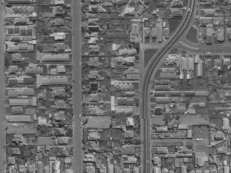 33 Whitmore Street from the air, 1970-1974