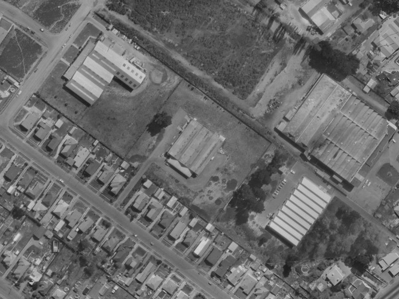 81 Bickerton Street from the air, 1970-1974