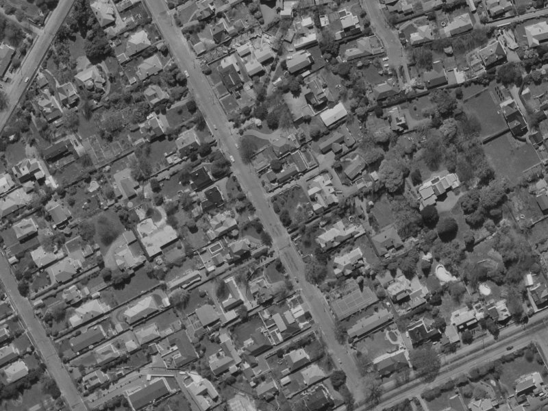 16 Garden Road from the air, 1970-1974