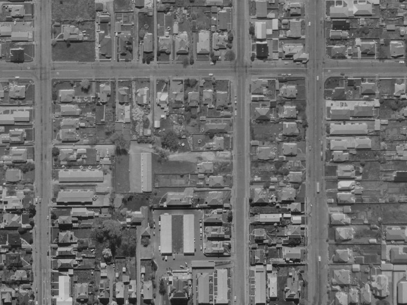 31 Packe Street from the air, 1970-1974