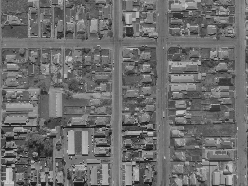 34A Packe Street from the air, 1970-1974