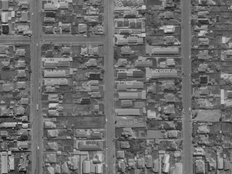451 Barbadoes Street from the air, 1970-1974