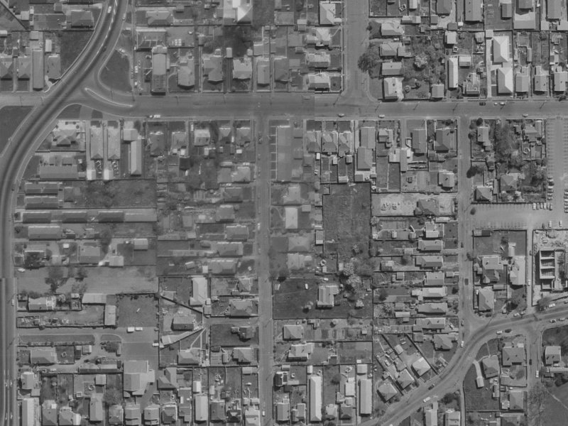 60 Perth Street from the air, 1970-1974