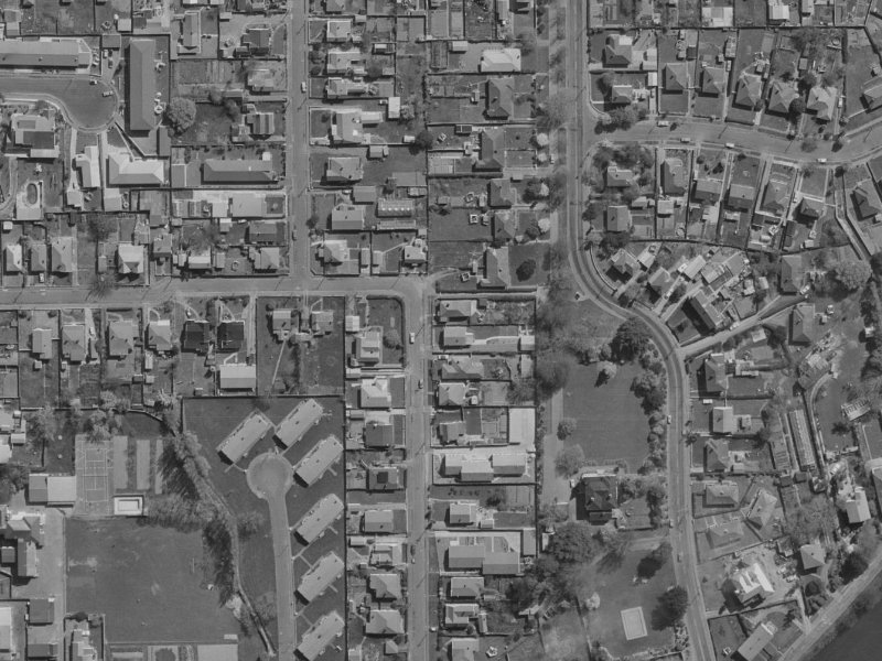 94 Vogel Street from the air, 1970-1974