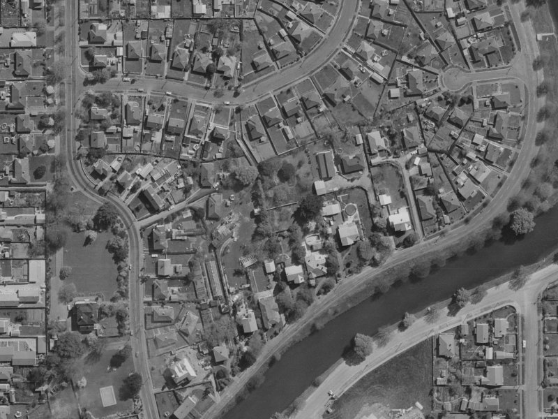 14A Flesher Avenue from the air, 1970-1974