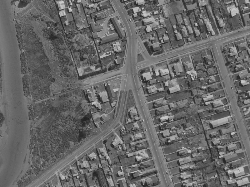 2B Kibblewhite Street from the air, 1970-1974
