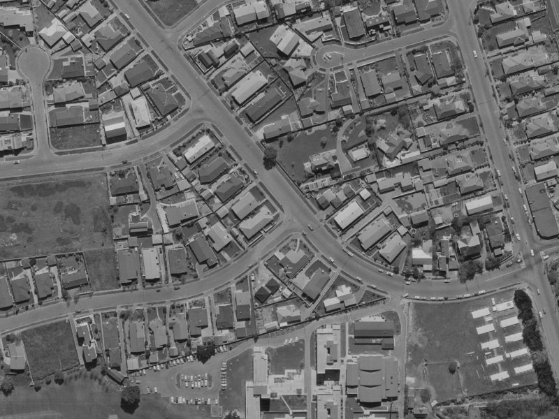 23 Maidstone Road from the air, 1970-1974