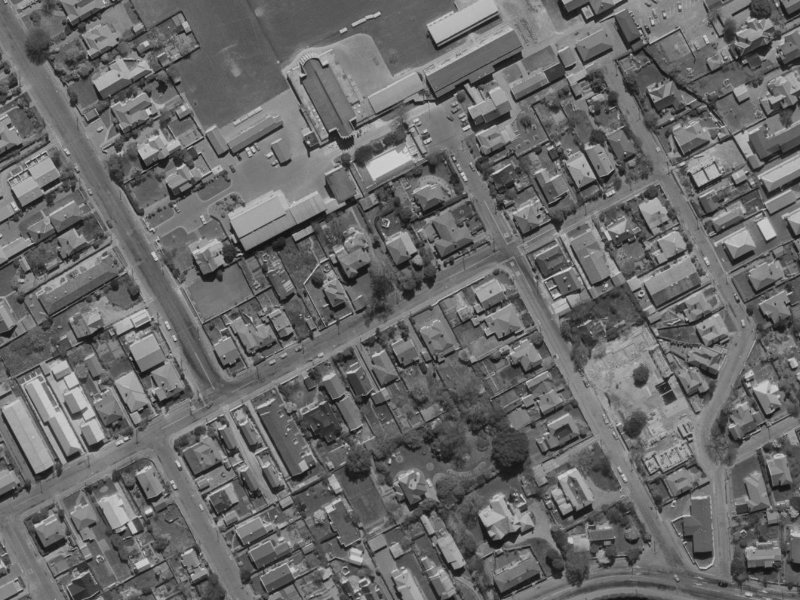 57 Andover Street from the air, 1970-1974