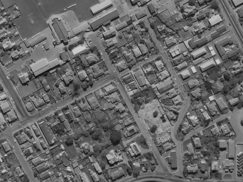 25 Shrewsbury Street from the air, 1970-1974