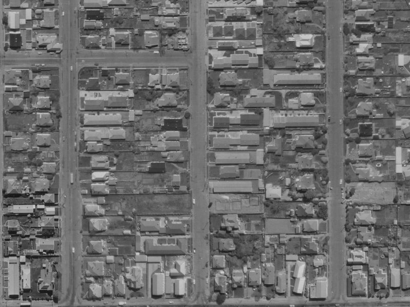 30 Geraldine Street from the air, 1970-1974