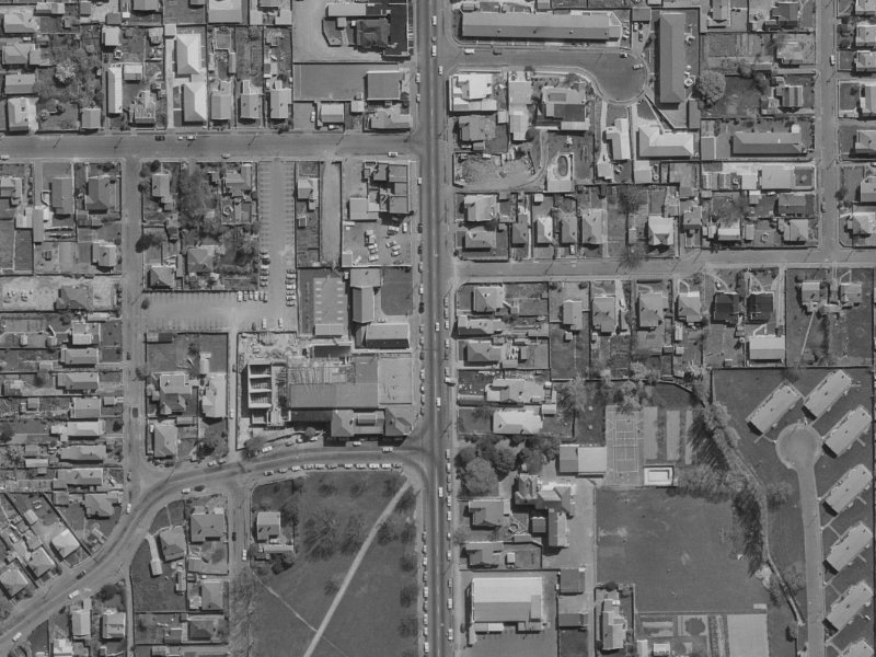 312 Stanmore Road from the air, 1970-1974