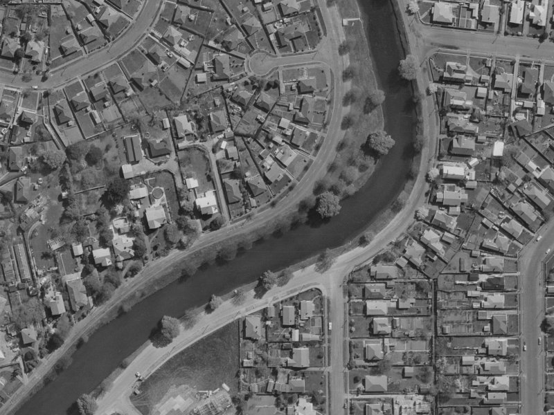 302 River Road from the air, 1970-1974
