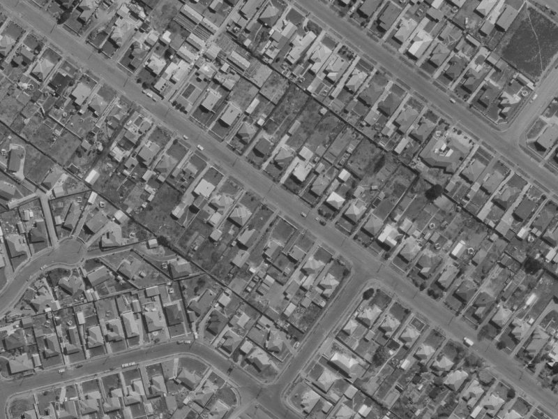 38 Ottawa Road from the air, 1970-1974