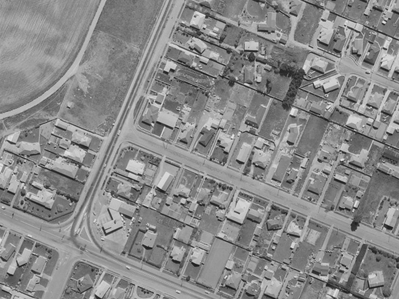 9 Dinton Street from the air, 1970-1974