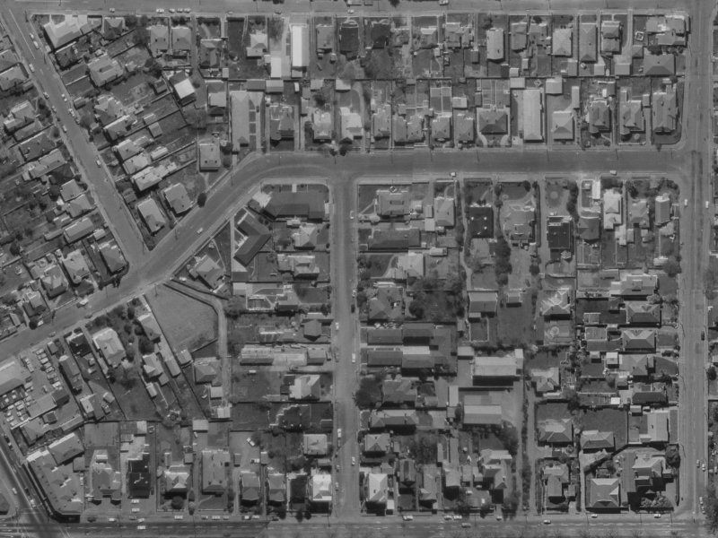 26 Stoneyhurst Street from the air, 1970-1974