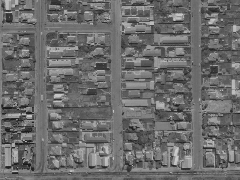 26 Geraldine Street from the air, 1970-1974
